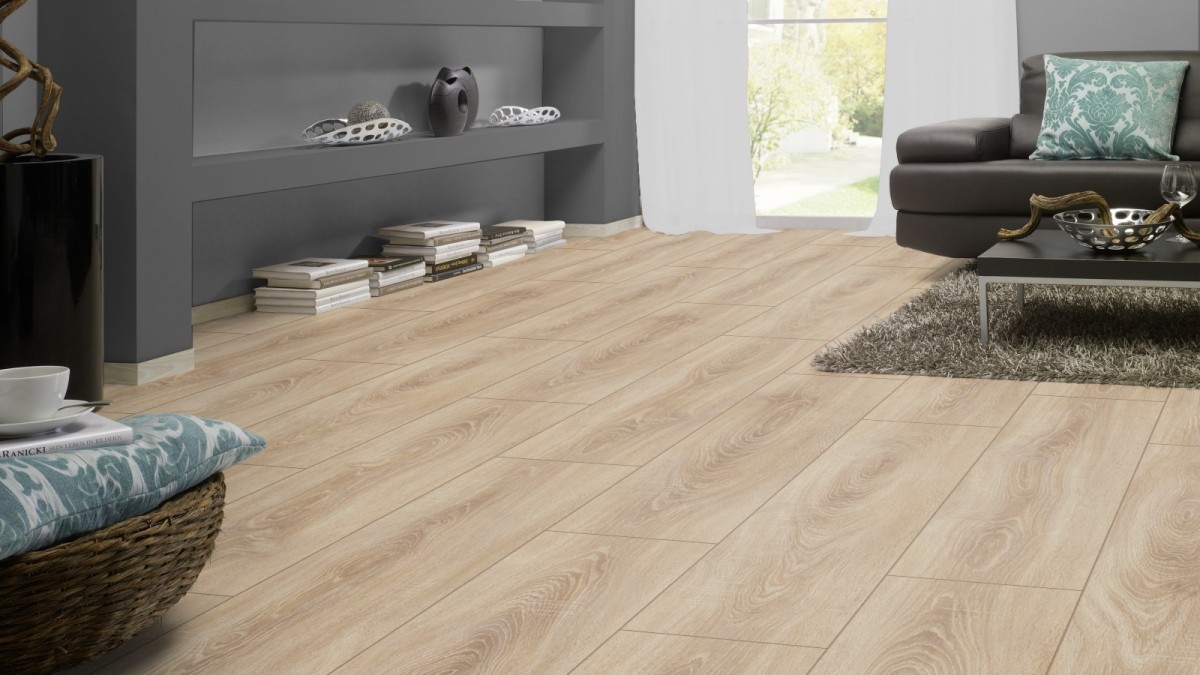 KRONOTEX Laminat Exquisit plus LHD 1-Stab 4-V-Fuge Dekor Eiche Village D4164 – Bild 4