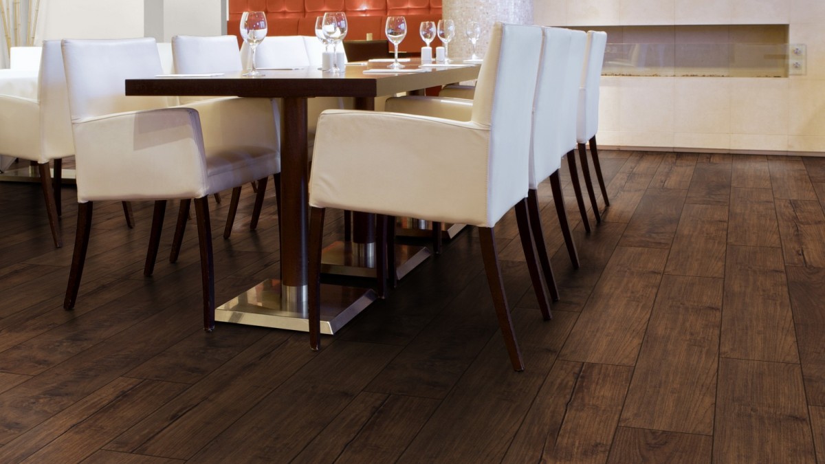 KRONOTEX Laminat Exquisit LHD 1-Stab 4-V-Fuge Dekor Nostalgie Teak D4170 – Bild 5