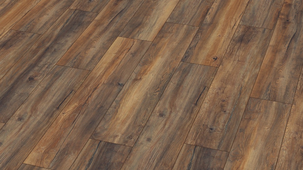 KRONOTEX Laminat Exquisit plus LHD 1-Stab 4-V-Fuge Dekor Harbour Oak D3570 – Bild 3